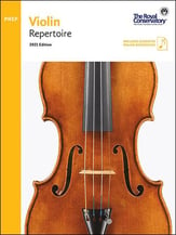Preparatory Violin Repertoire, 2021 Edition Preparatory cover